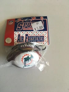 NFL Miami Dolphins Football Air Freshener - Quantity 2 - Picture 1 of 1