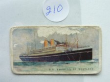 Merchant Ships World  Imperial Tobacco Car 1924 EMPRESS OF SCOTLAND   NO210
