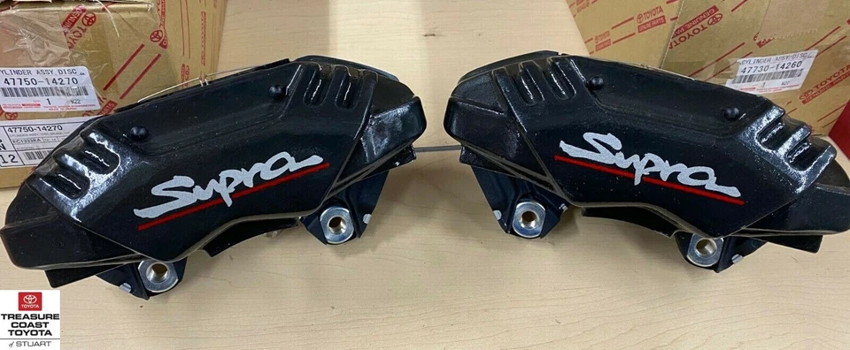 NEW OEM TOYOTA SUPRA TURBO 93-1998 MK4 2JZGTE-JZA80 FRONT BRAKE CALIPER QTY 2 - Image 1 of 1
