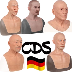 Realistic Silicone Male Mask Full Mask Disguise For Crossdresser Cosplay - Bild 1 von 27
