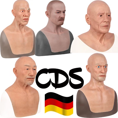 Realistic Silicone Male Mask Full Mask Disguise For Crossdresser Cosplay - Bild 1 von 4