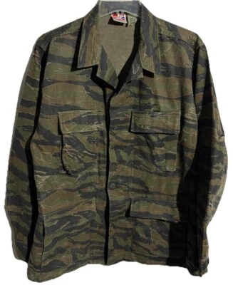 Abrigo de Combate Propper Tiger Rayas Camuflado Talla L Militar Ejército Emitido Campo Para Hombres EE. UU. Foto 1 de 4