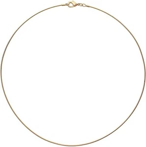 Collier Tour de Cou en Plaqué Or - Semi Rigide - Imagen 1 de 2