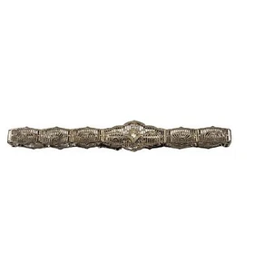 14 Karat White Gold and Diamond Filigree Bracelet #19411 - Picture 1 of 9