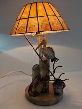 VTG Nature's Factory Seaside Pelican Lamp 14"