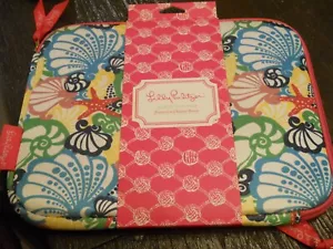 NWT Lilly Pulitzer Ipad Tablet Sleeve Cover Case Soft Zip Close - Picture 1 of 3