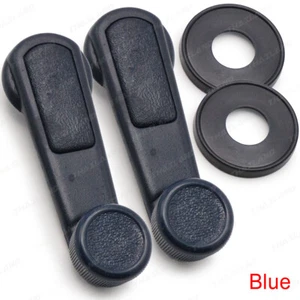 For Mitsubishi Cyclone L200 Lancer 1986 05 Pair Blue Windows Crank Handle - Picture 1 of 8