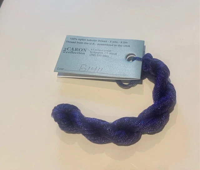 Rachel Metallic Thread 5 Yd Caron #B1411 Purple Needlepoint Thread - Image 1 of 1