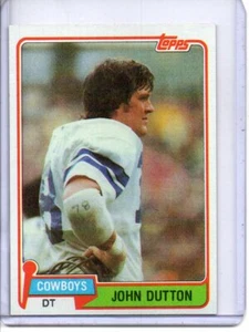 1981 Topps #249 John Dutton Dallas Cowboys - Imagen 1 de 2