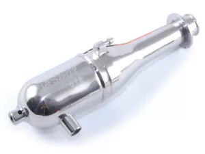 Fastrax 1/8th Big End 078 In-Line Exhaust Pipe - FAST728 Buggy Truck Truggy - Picture 1 of 1