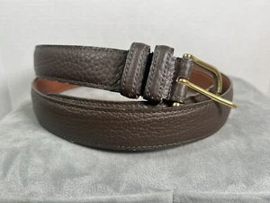 L.L. vintage Bean Belt talla 44 cuero hecho en marrón EE. UU. (LEER) - Imagen 1 de 15