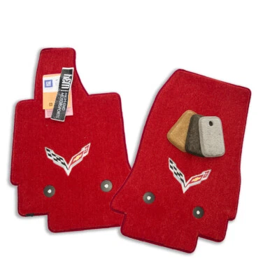 Alfombrillas Corvette C7 Rojo Adrenalina Bonitas Calidad Premium 32oz Actualización En Stock Foto 1 de 4