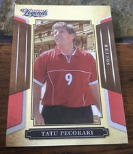 2008 DONRUSS LEGENDS TATU PECORARI SOCCER CARD RED PARALLEL /250 #98