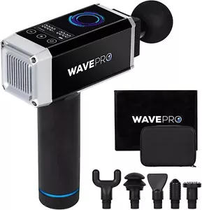 WavePro Muscle Massage Gun Handheld Deep Tissue 6 Heads 13 Speeds * NEW Sealed - Picture 1 of 3