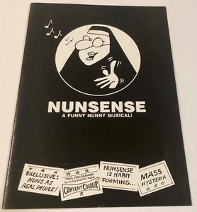Official Program 1987 Melbourne production of the play NUNSENSE - Picture 1 of 6