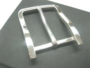 STERLING SILVER 925 BUCKLE AVAILABLE FOR 1" 1-1/8" 1-1/4" 1-3/8" 1-1/2" BELTS - Picture 1 of 7