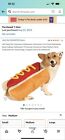 Kostium hot doga piknik impreza zwierzę domowe piknik kostium rozmiar mały nowy 13"