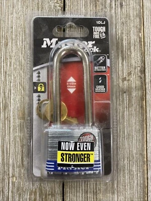 Master Lock 1DLJ Laminated No.1,  2.5" Long Shackle Padlock - Image 1 of 2