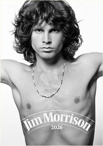 Wandkalender 2026 (12pg) JIM MORRISON Vintage Magazin Cover Musik Poster 1172 - Bild 1 von 2