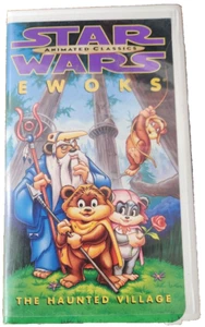 Star Wars Animated Classics - Ewoks: The Haunted Village VHS Free Shipping - Picture 1 of 3