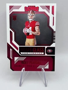 Ricky Pearsall 2024 Contenders Draft Class #15 Rosso Parallelo 49ers Color Match RC - Foto 1 di 2