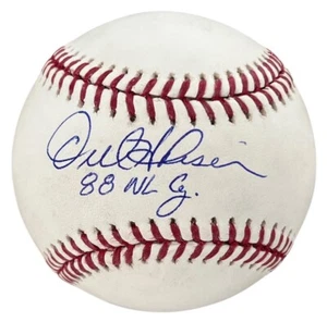 Orel Hershiser Signed Major League Baseball MLB w/ "88 NL CY" BAS Witnessed - Picture 1 of 3