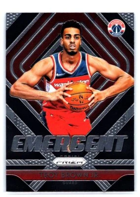 2018-19 Panini Prizm #15 Troy Brown Jr. Emergent - Image 1 of 2