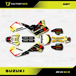 Shift Graphics Kit fits 05-21 Suzuki RM85 Racing MX Shrouds Decal RM 85 decal - Bild 1 von 2