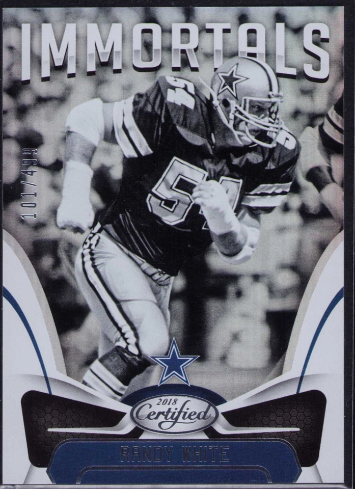 2018 Panini Certified - Immortals #134 Randy White /499 Cowboys - Image 1 of 1