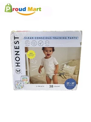 The Honest Company Clean Conscious Disposable Training Pants- Size 2T/3T - 38ct - Image 1 of 3