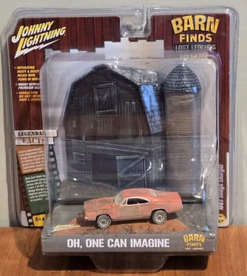 JOHNNY LIGHTENING BARN FINDS SEALED 1969 DODGE CHARGER DIE CAST TOY LOST LEGENDS - Image 1 of 4