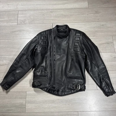 Belstaff Men’s Leather Motorcycle Jacket Black Size EU 56 UK 46 2XL - Image 1 of 4