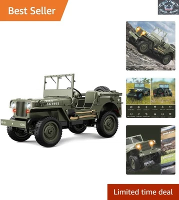 Fully Proportional RC Rock Crawler with 2.4GHz Control - Ready to Run Adventure - Image 1 of 4