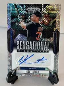 Colt Keith Auto Mojo Prizm #01/25 2025 Panini Prizm SS-CK Detroit Tigers - Picture 1 of 2