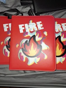 TCG Feuer Themenkarten Mappe Pokemon 40 doppelseitige Seiten für bis zu 720 Karten - Bild 1 von 3