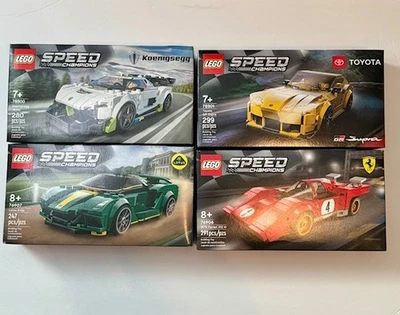 LEGO Speed Champions Lote RETIRADO | NUEVO EN CAJA | 76900, 76901, 76906, 76907 Foto 1 de 2