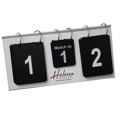 CHESSGAMMON White Backgammon Scoreboard with Silver Coils