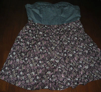 Lucca Couture Strapless MultiColor Romper Shorts Large - Image 1 of 4