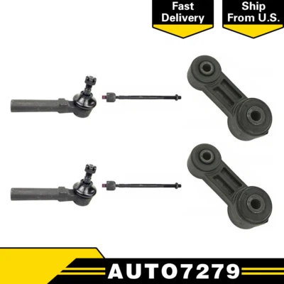 Mevotech 6pcs Front Tie Rod End Sway Bar Link For 1998-2004 Subaru Legacy - Image 1 of 4
