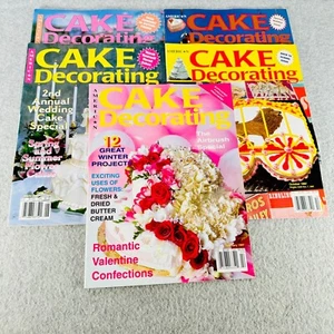 American Cake Decorating Vintage Magazine 1997 Lot of 5 Feb June Aug Oct Dec - Foto 1 di 8