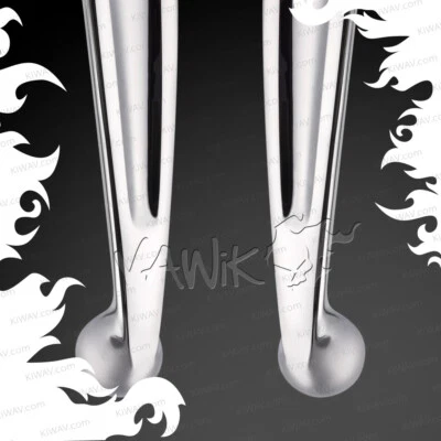 VAWiK aluminum brake clutch lever chrome fits Harley SuperLow 1200T XL1200T 2014 Foto 1 de 4