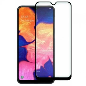 Protector Ecran Verre Trempé Compatible pour Samsung Galaxy A10 Noir - Photo 1 sur 1