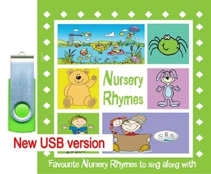 Kids Nursery Rhymes USB memory stick 30 children's kids songs MP3 format *NEW* - Zdjęcie 1 z 3
