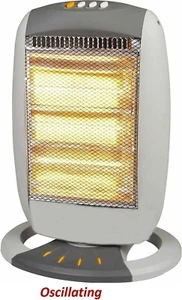 1200W Tragbare Elektrische Halogen 3 Bars Quarz Heizung Sofortwärme Freistehend - Bild 1 von 2