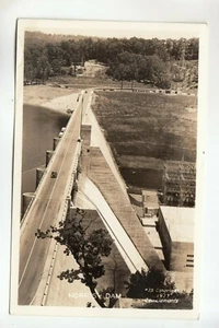 Clements Real Photo Postcard Norris Dam TN #28 dated 1937 - Picture 1 of 1
