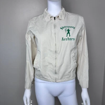 Vintage 1960s Sherwood Archers Jacket 60s Memphis Middle School Robin Hood - Image 1 of 4