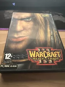 WARCRAFT REIGN OF CHAOS ( RARE COVER ART ) disk is perfect - Picture 1 of 8