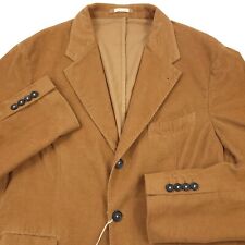 $975 Massimo Alba Baby Corduroy Suit Jacket in Bronze Mens Size US 42 (Italy 52)