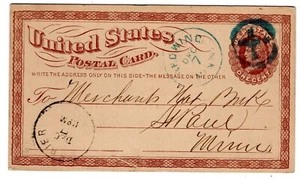 UX3 Redwing MN Fancy CCL UNL Cole 1875 nach St Paul mit Träger - Bild 1 von 2