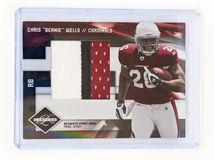 2009 Donruss Limited Rookie Jumbo Jerseys Prime #28 Chris "Beanie" Wells /10 - Picture 1 of 2